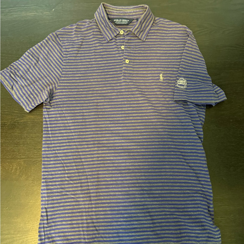 Polo by Ralph Lauren Polo‎ Men's Small Purple Striped Sahalee Golf Club